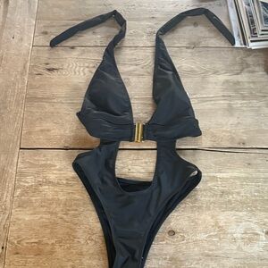 Amazon Essentials Black One Piece Swimsuit